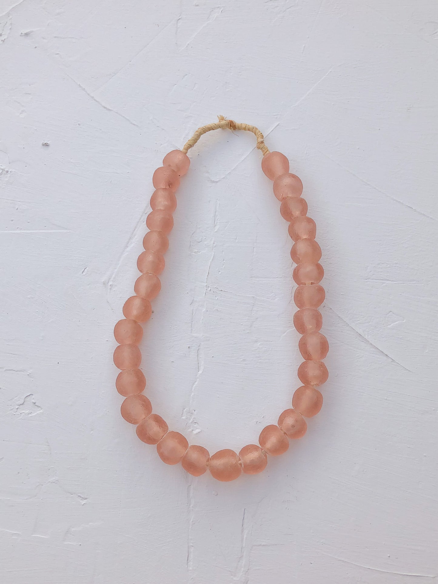 Recycled Glass Beads- Pink